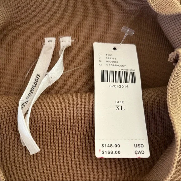 NWT By Anthropologie Mock-Neck Mini Dress XL - Picture 13 of 14